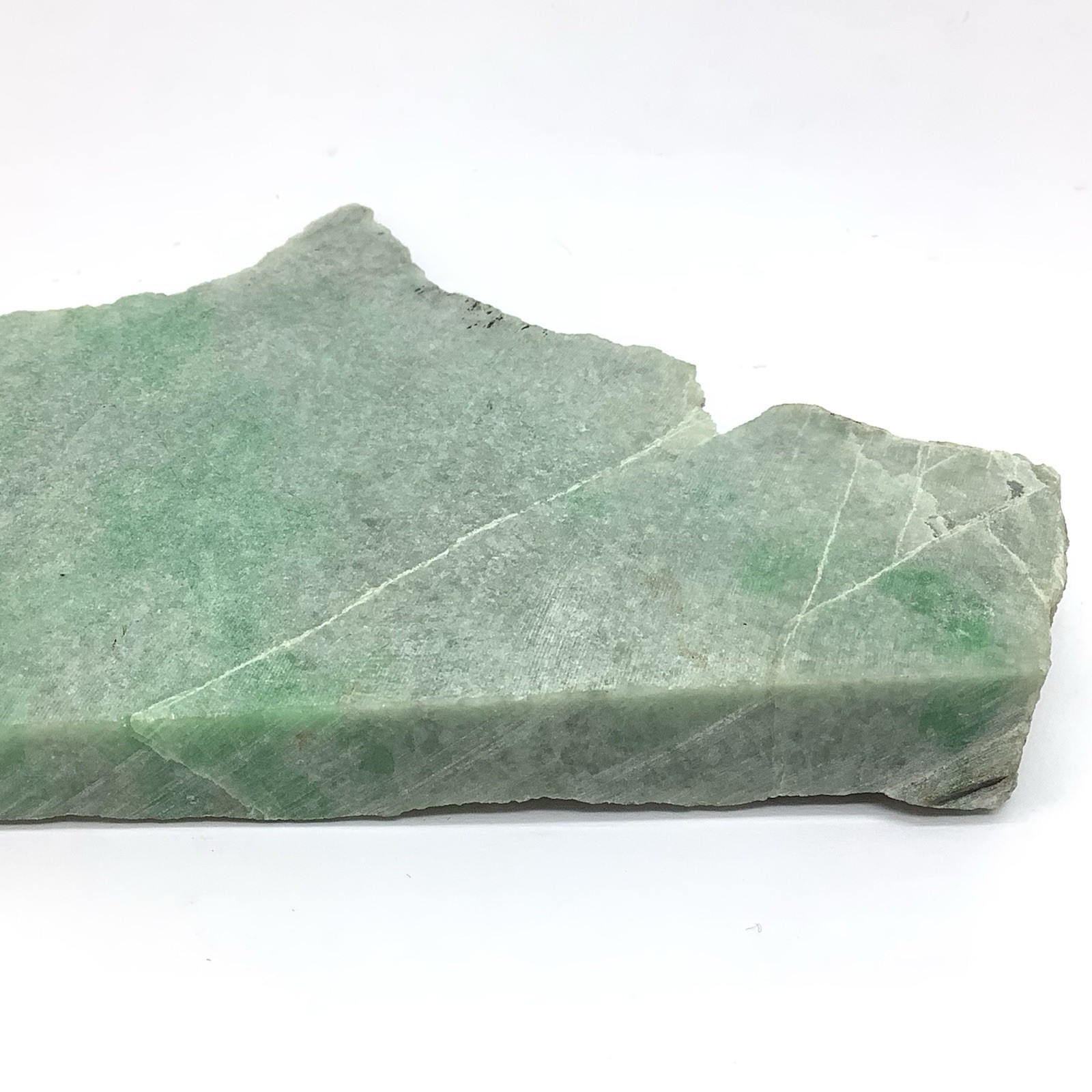 Siberian Jade Slab Green Jadeite Jade Stone Polar Urals Siberia Russia 141g