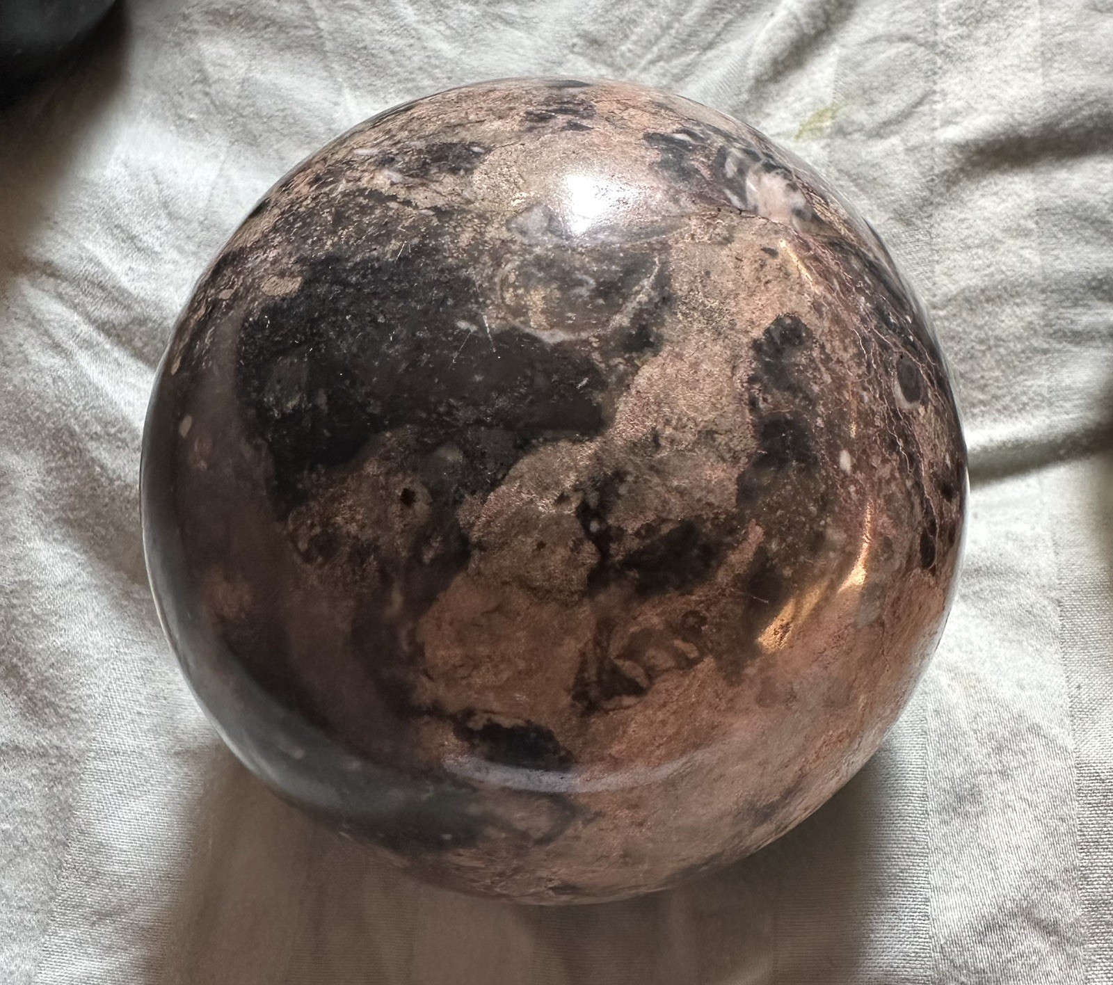 6 Solid Marble Polished Balls Decorative Sphere/ Orb Heavy Stone 3.75-4”