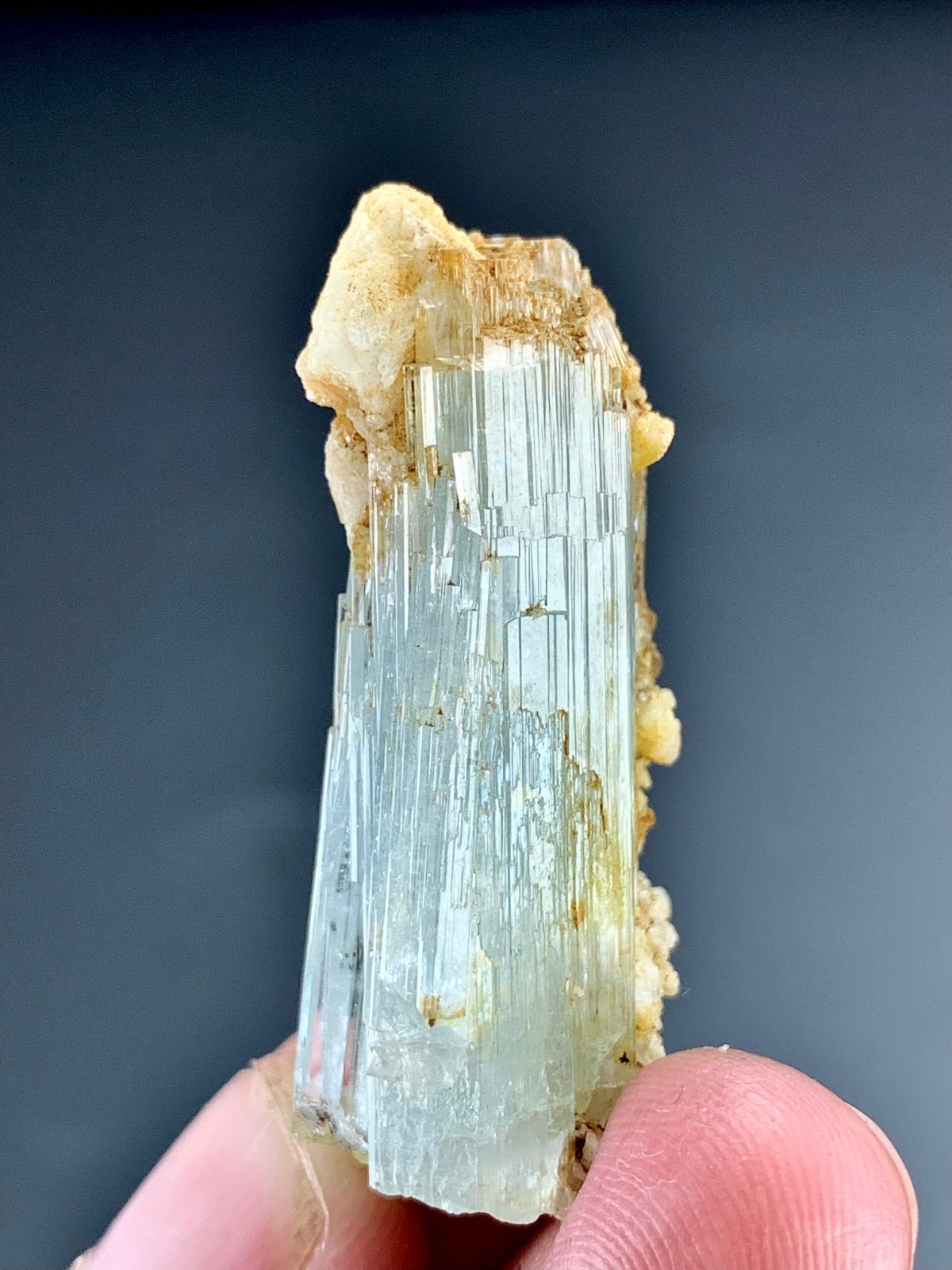 76 Carat Aquamarine Crystal Specimen From Pakistan