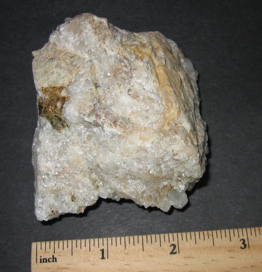 BEAUTIFUL RARE LOCALITY NATURAL 2.5″x 3″ QUARTZ CRYSTAL CLUSTER NH, USA 184g *A1