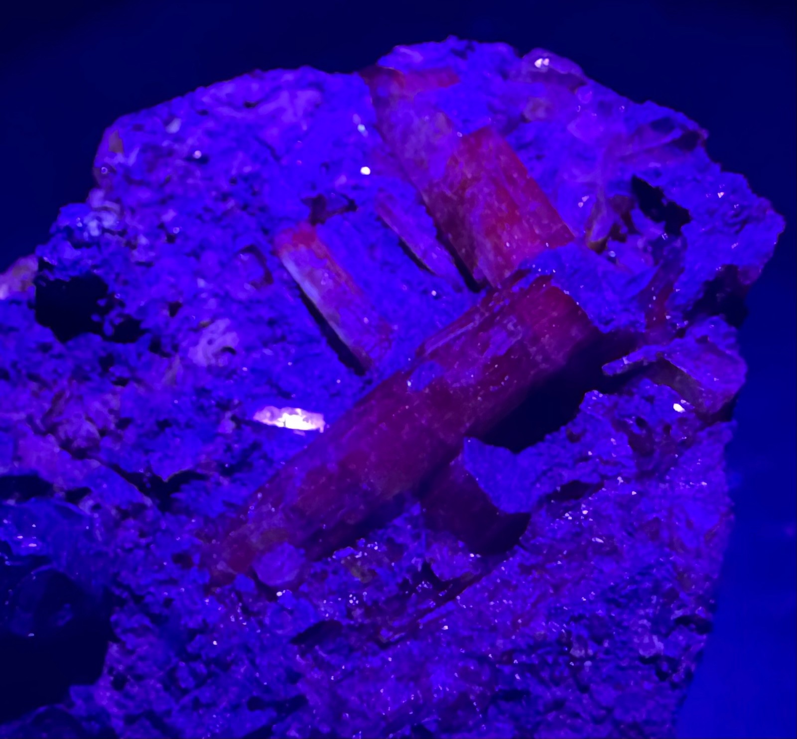 247 Gram Natural Emerald Crystals On Matrix From Panjshir Afghanistan