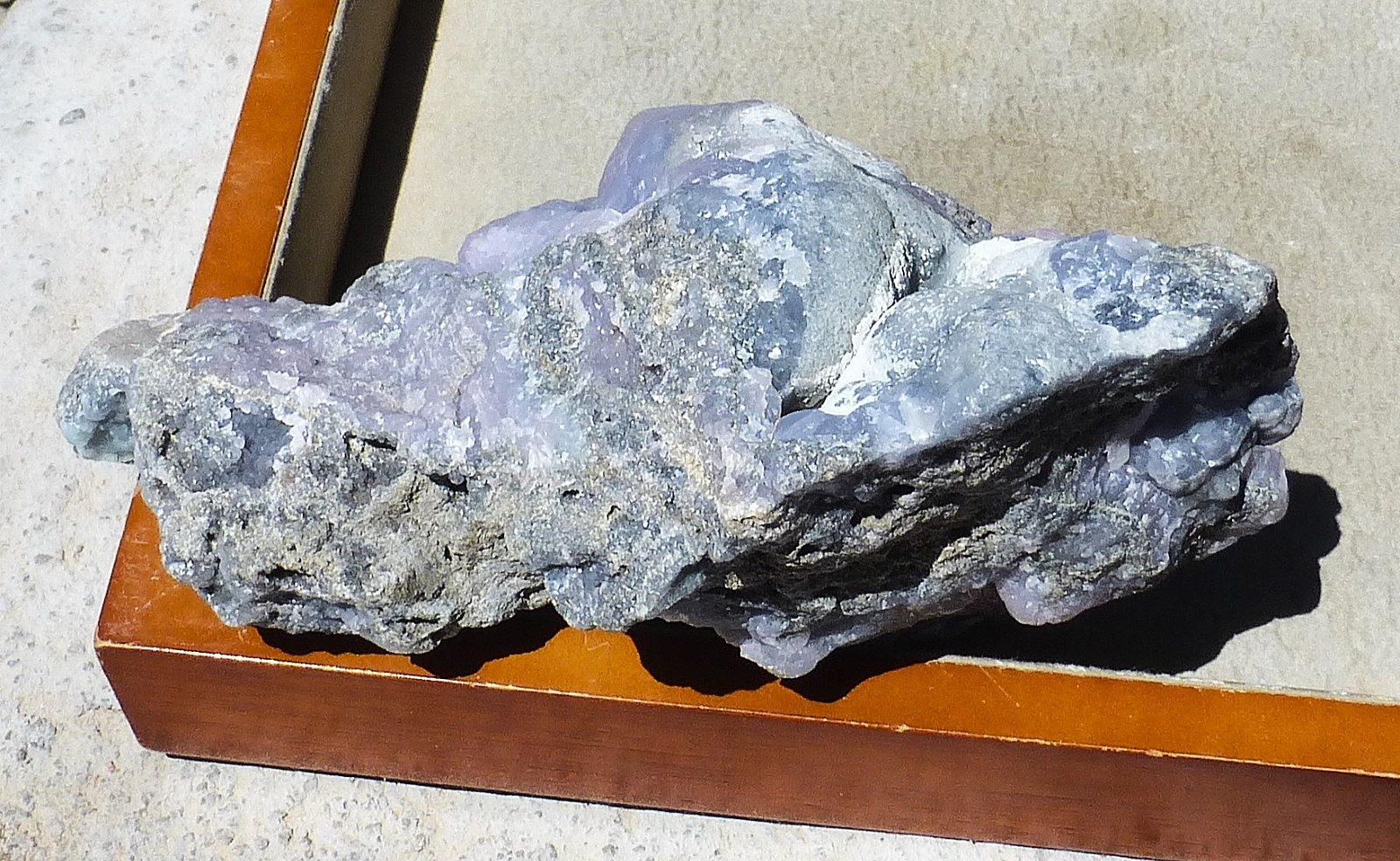 LARGE Purple Smithsonite specimen from El Refugio Mine Mexico 2-lb. 3.6 oz.