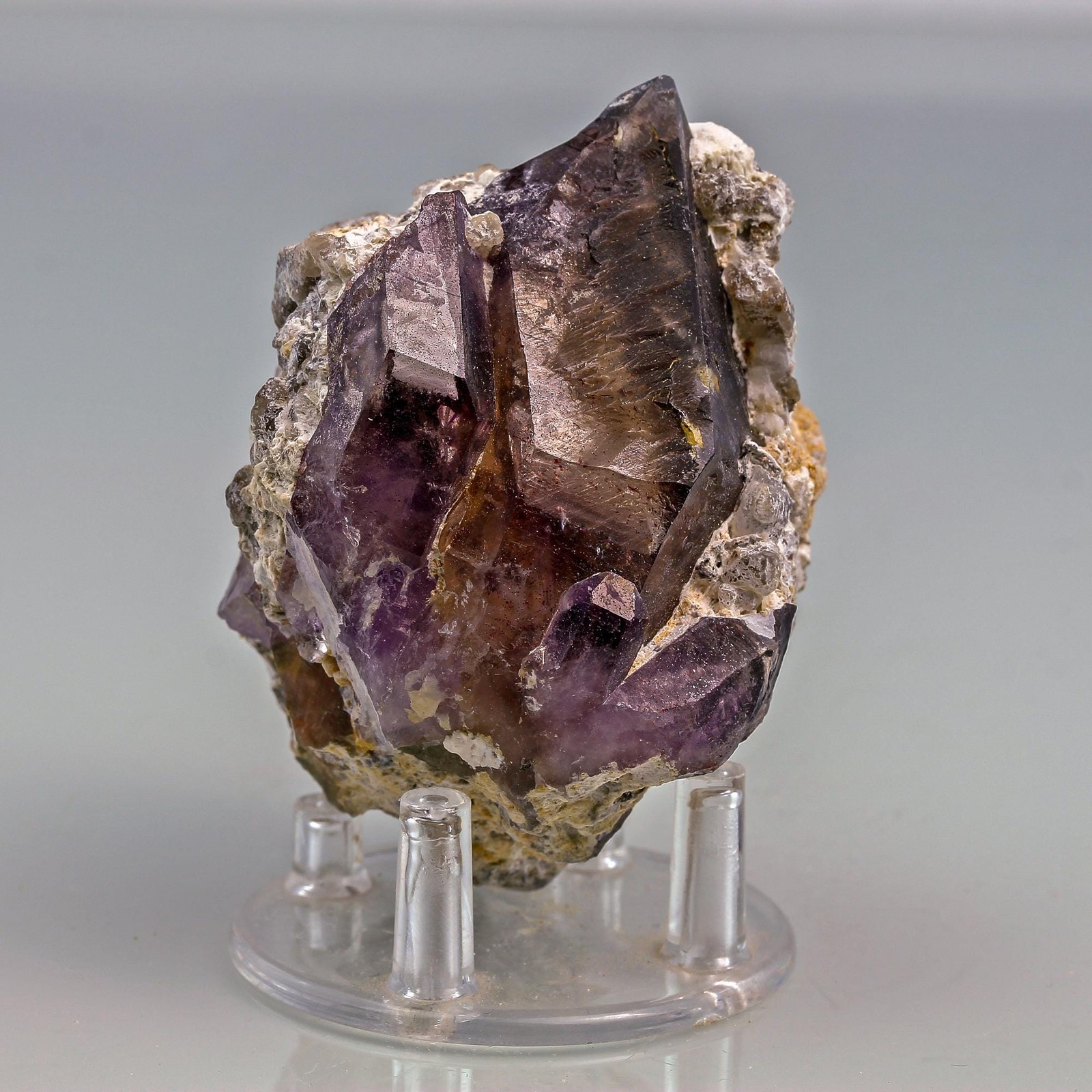 Amethyst Crystal XL Brandberg Namibia Deep Purple Terminated 7.0 cm