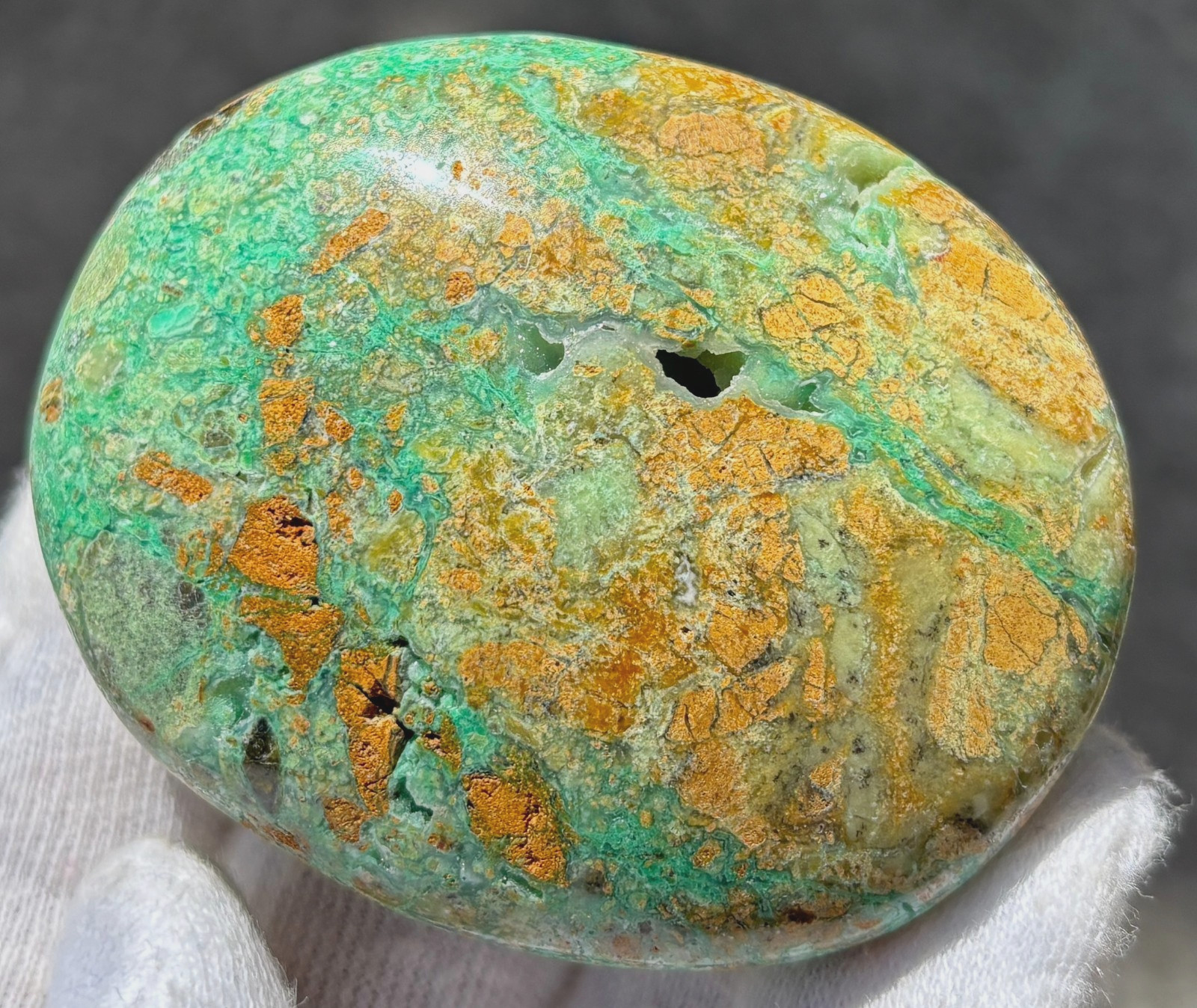 LOT MIZONE OPAL/GREEN SMITHSONITE/PALM ROOT PALMSTONES PALM STONES STONE