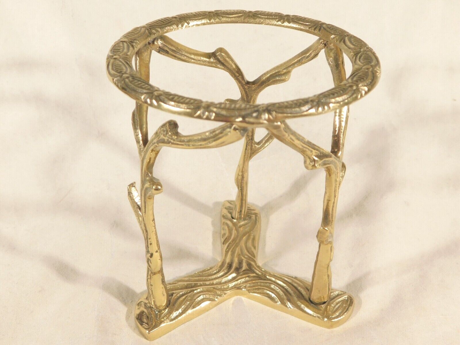 Sphere Display Stand Large Size Brass / Gold Color Tall BRANCH Design