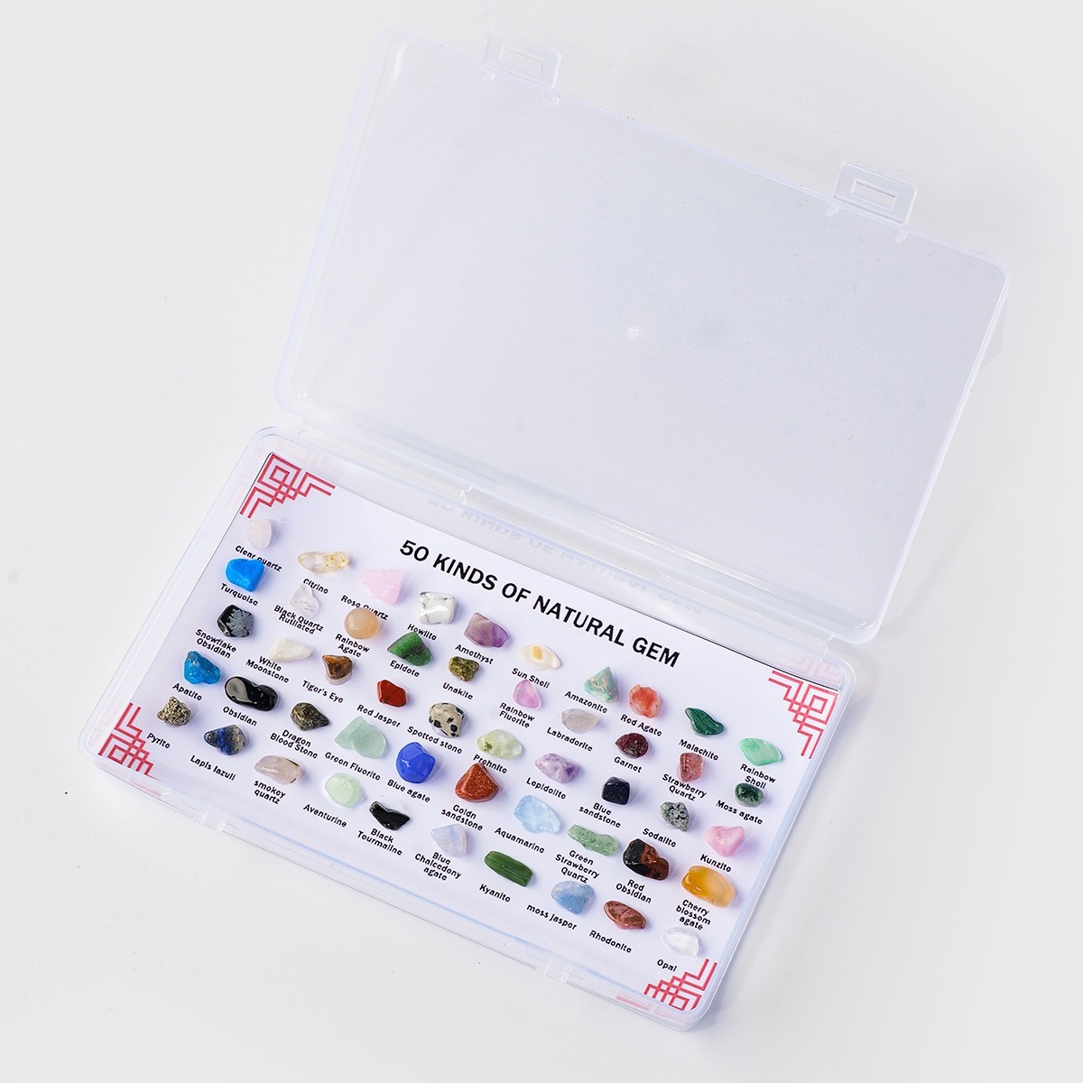 50 Kinds of Natural Crystal natural mineral specimen box random 1pc