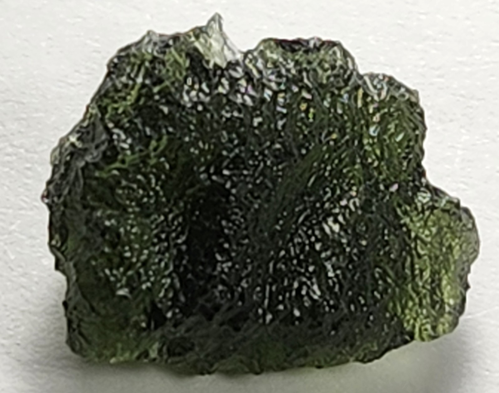 Top A++ 2.64g Gem Green Moldavite Crystal Chlum Czech Republic Minerals Crystals