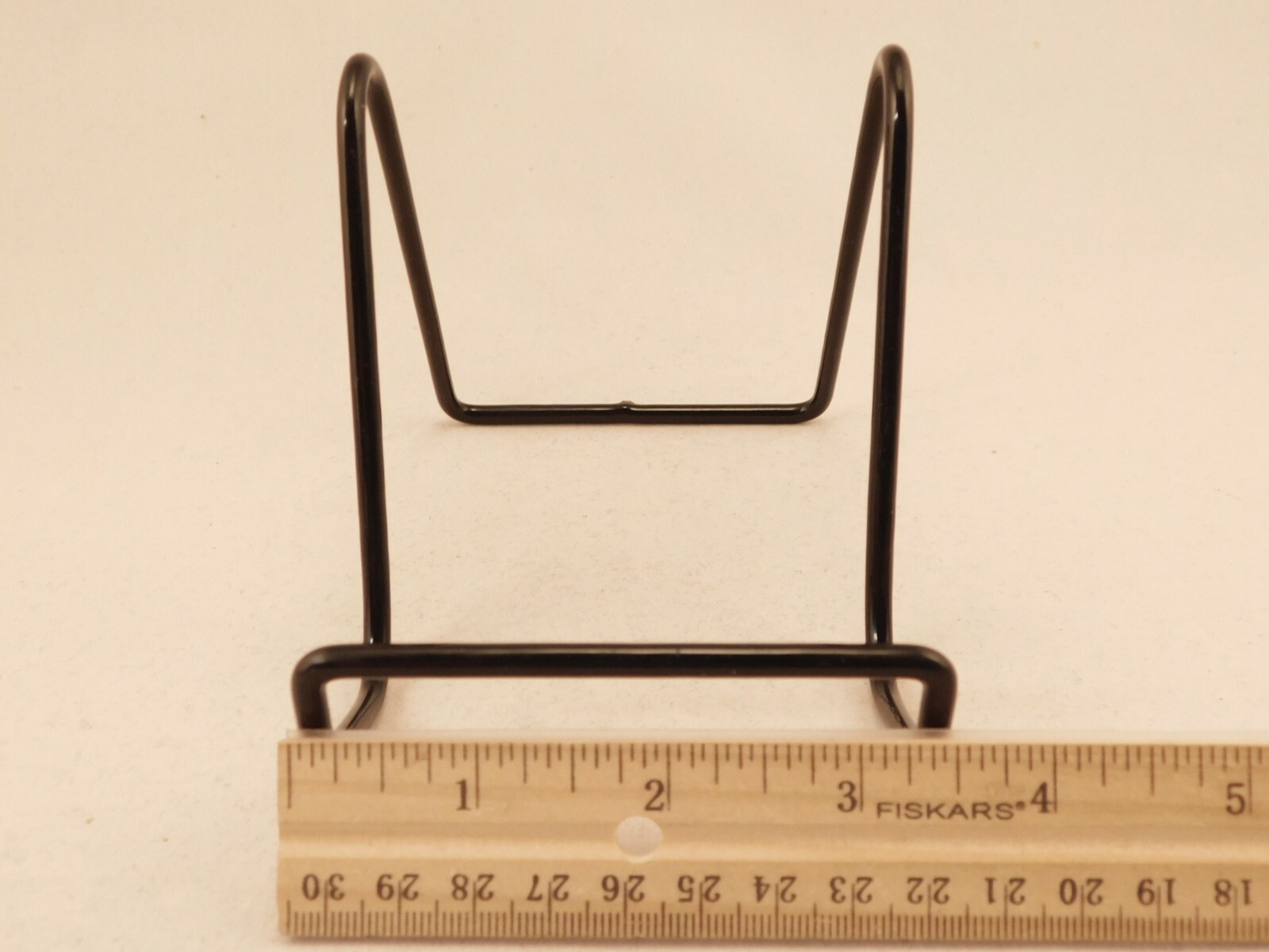 Easel Display Stand Black Color Vinyl Coated Metal Medium Size