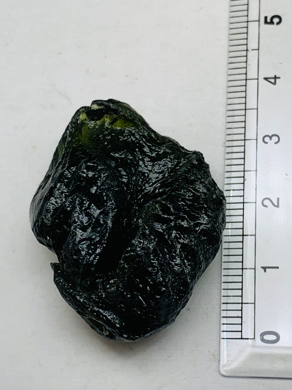 TOP Moldavite Raw Moldavite Crystal from Czech Republic PICcertificate 76CT