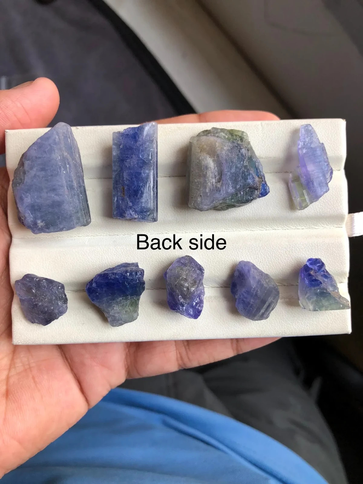 Natural Tanzanite Rough Gemstone, Bi Color Tanzanite Raw, Healing Stone. Tz#17
