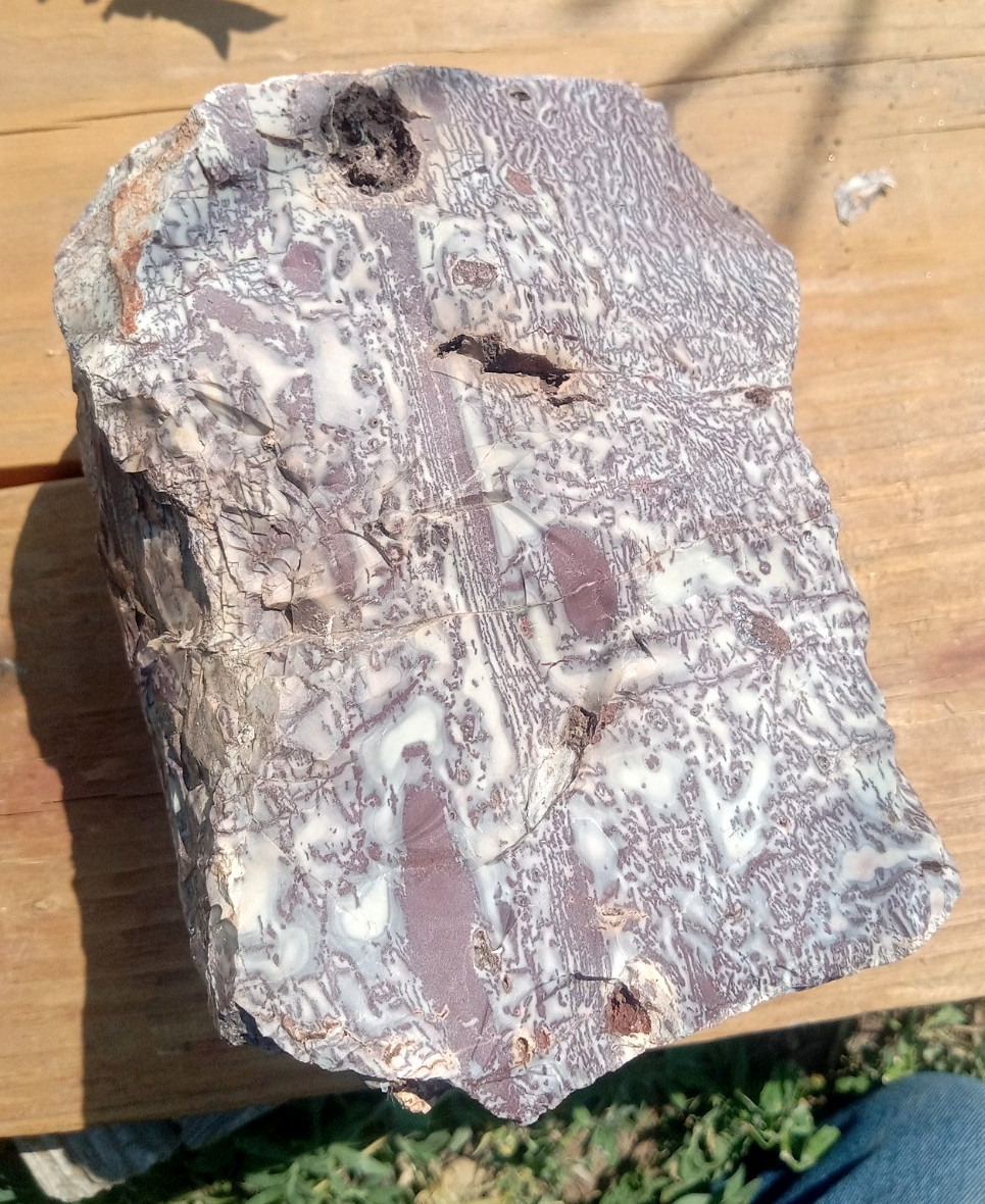 Rare Mexica Bulico Porcelain Jasper Chunk-High Grade- 1990s-Collectors-8.95lb