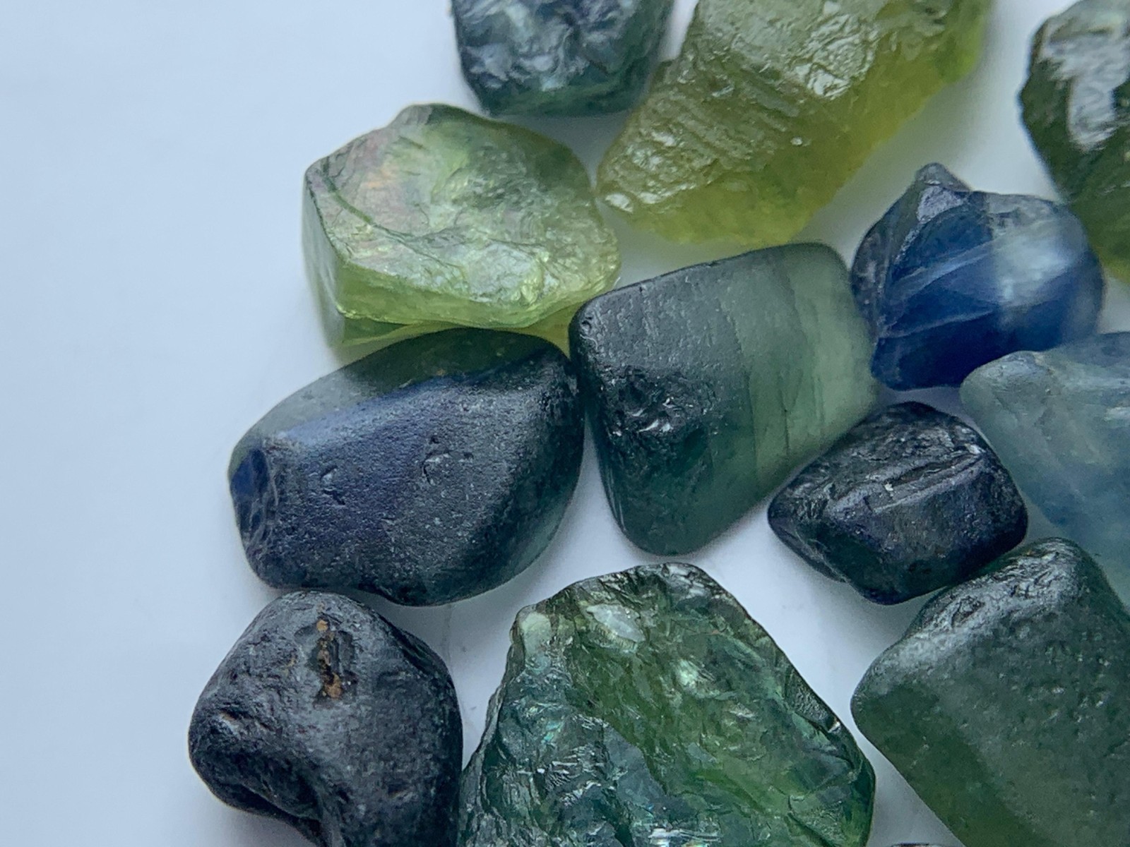 25.50Crt Amazing Facet Grade Teal Sapphire Rough lot @Madagascar