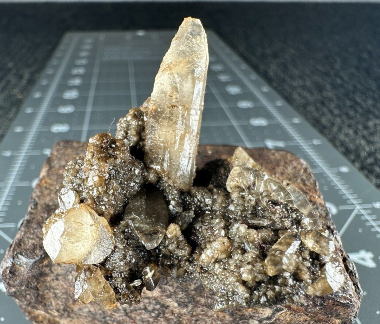 ➤ 1-1/2″ CALCITE CRYSTAL CLUSTER – Pleasant Ridge Rensselaer Indiana VIDEO➤833