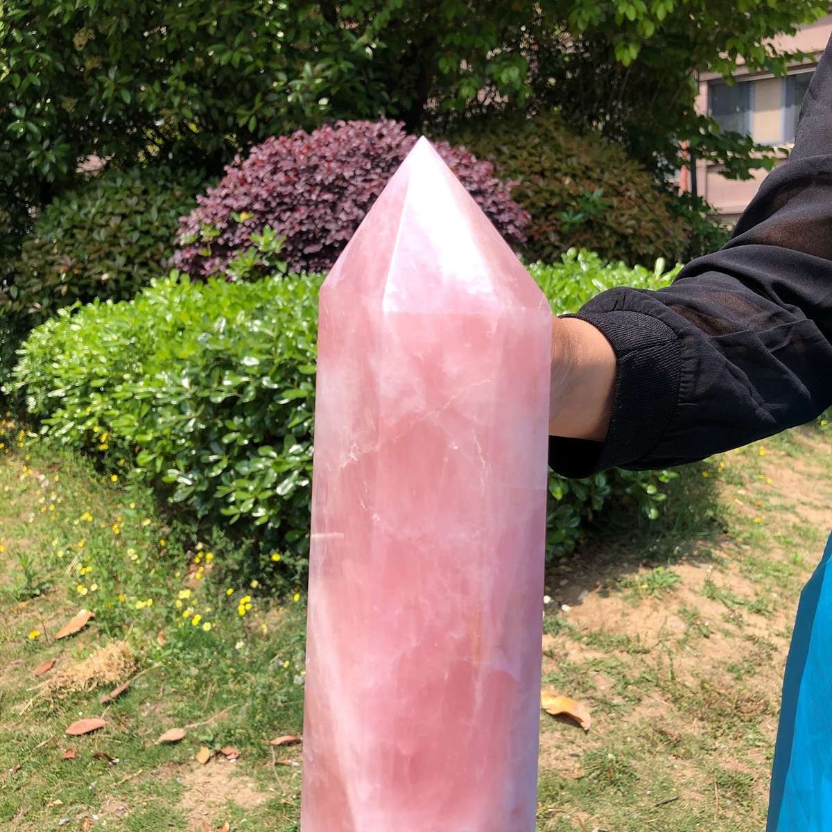 9.46LB Large Natural Powder Crystal Column Wand Obelisk Mineral Healing 5052