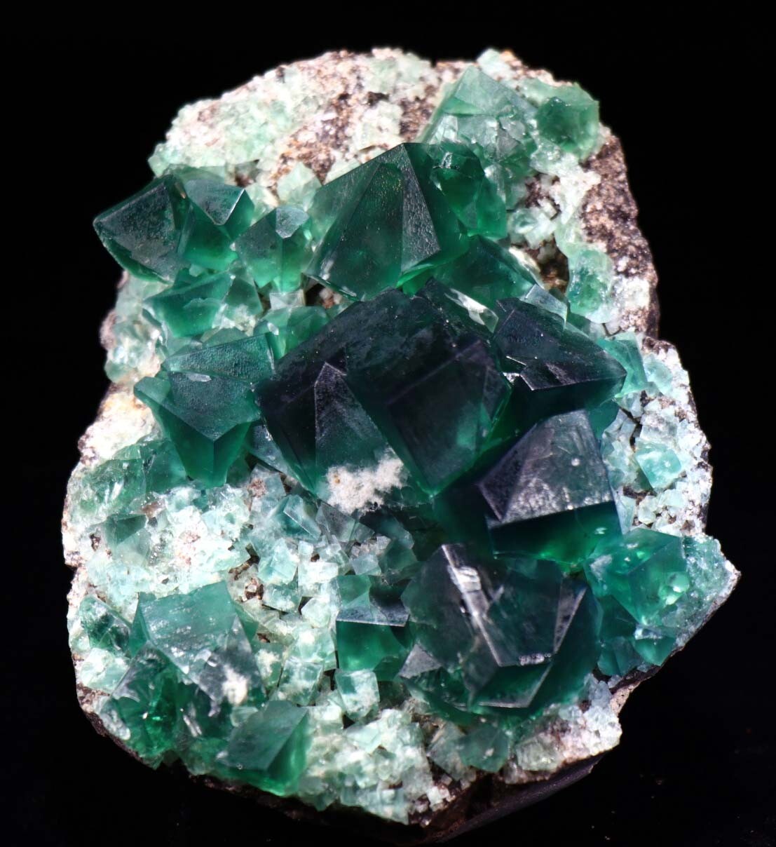 3.75 inch Blue Green FLUORITE Crystals, Rogerley UK! FL381