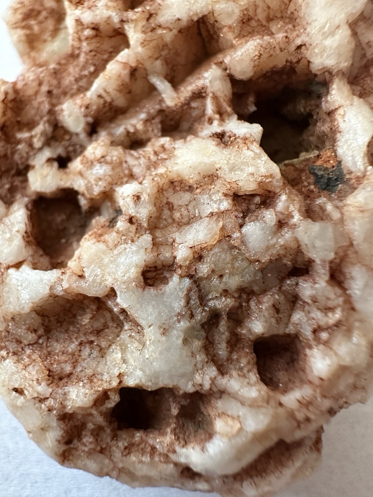 Raw Hematoid Quartz Crystal Specimen Pink Fire Stained Rough Rock 1pc 4 Ounces