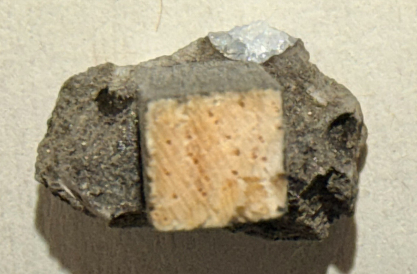 Mineral Specimen Lot 3 Magnetite Thomsonite Quartz Thumbnail Vtg Fossil Zeolite