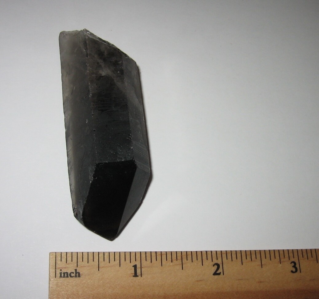 BEAUTIFUL NATURAL 2.7″ x 1″ SMOKY QUARTZ CRYSTAL MINERAL POINT ~ 51.6grams *1