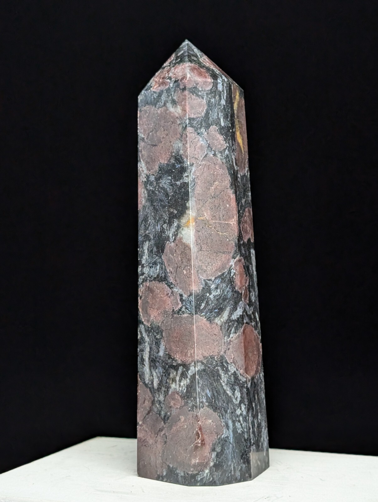 Garnet Tower Crystal Large Big Tall Gemstone Point Wand