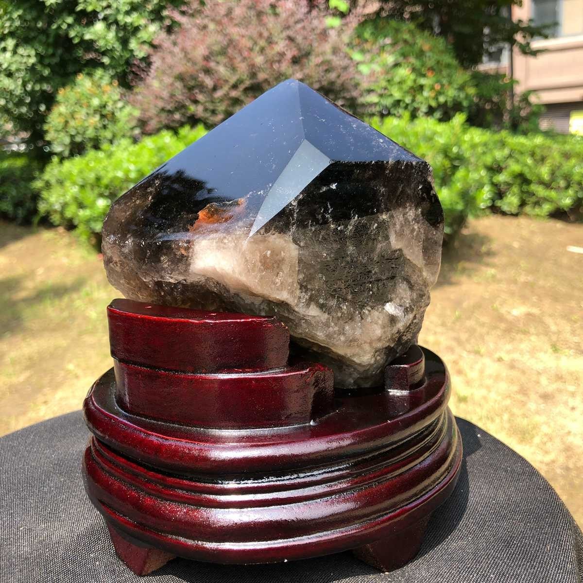 5.25LB Natural Black Crystal Specimen Quartz Crystal Specimen Healing 1816