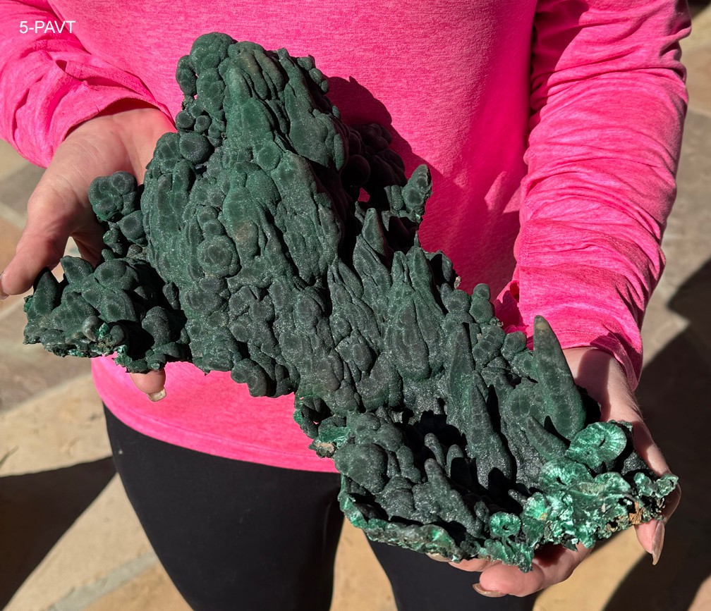 HUGE Smithsonian Grade 6.7 lbs. Malachite w/ Stalactites Congo – US Seller