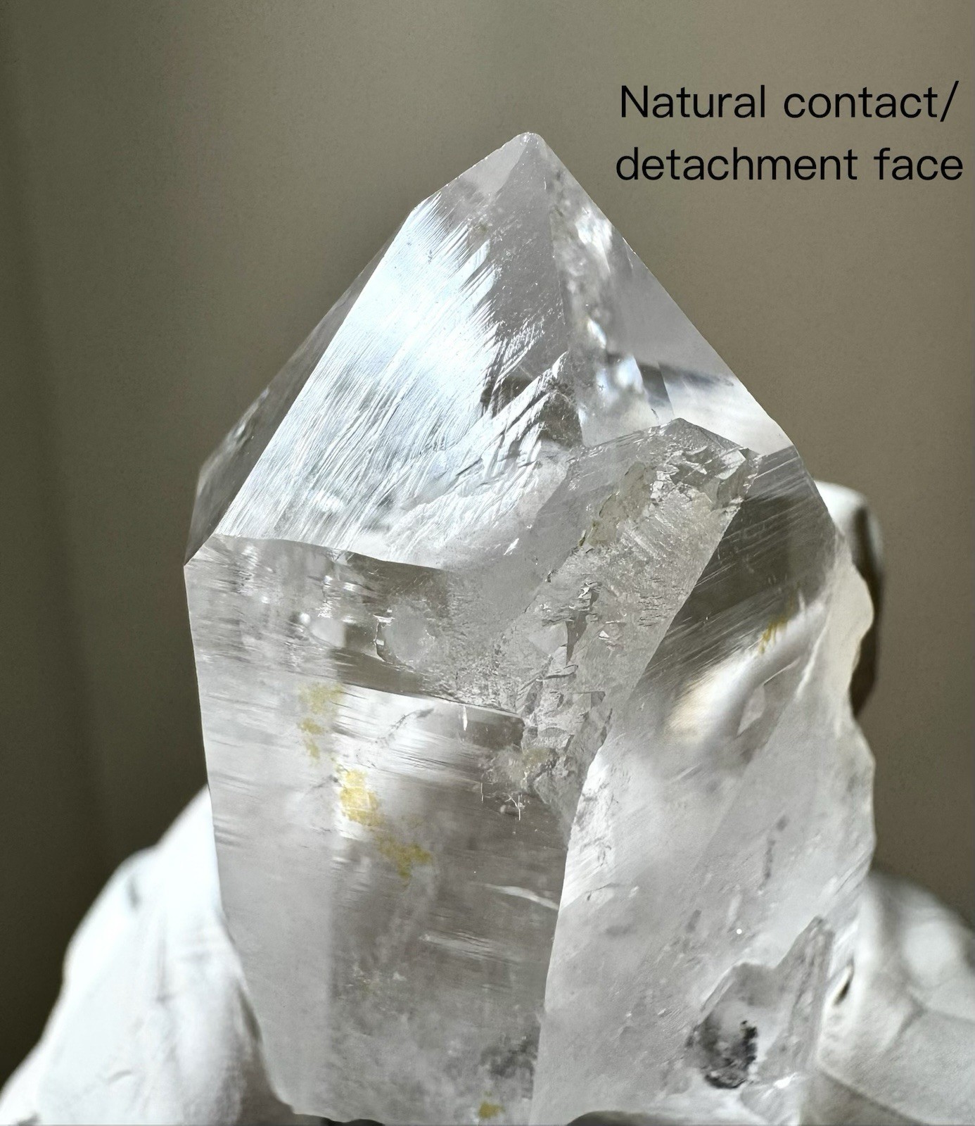 “Ice Window”Hashupi Himalayan Quartz Lemurian Lines High-Clarity Akashic Crystal