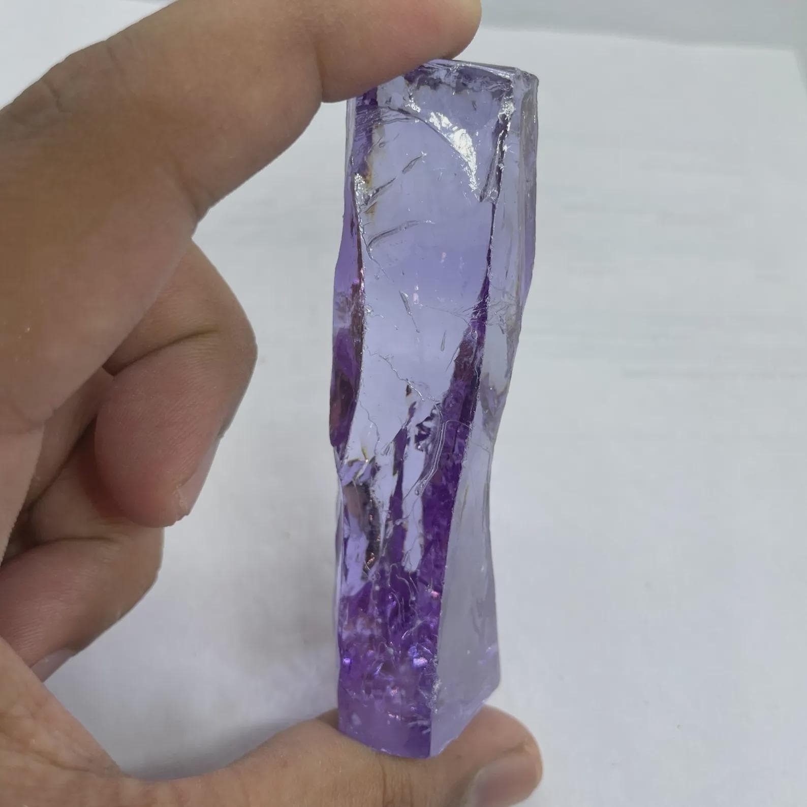 Natural Uncut Purple Zircon Stone 400–450 Carat | Energy Clarity Healing Crystal