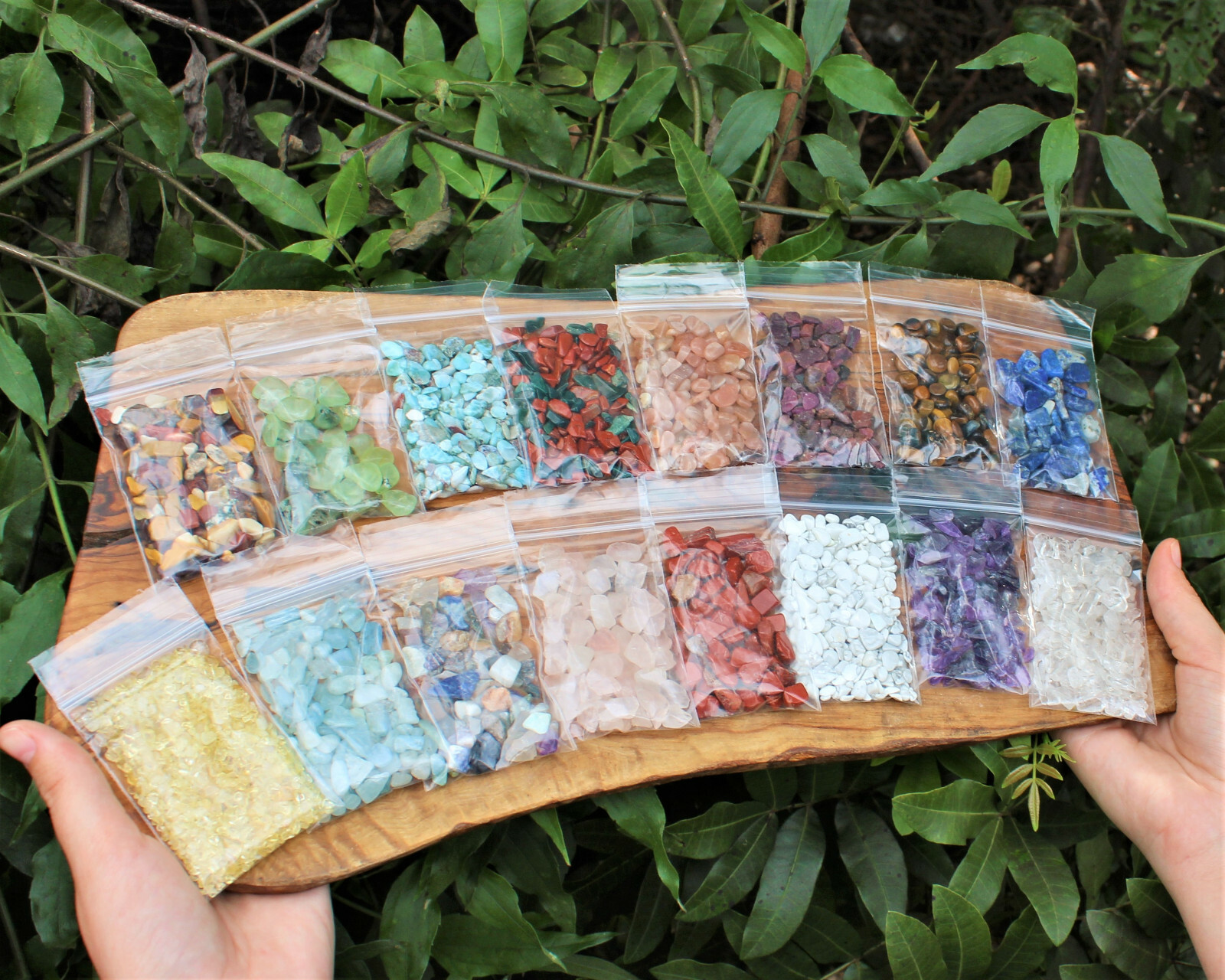 1/4 lb GEMSTONE Chips 3 – 15 mm Semi Tumbled Stones: Choose Type 4 oz Loose Bulk