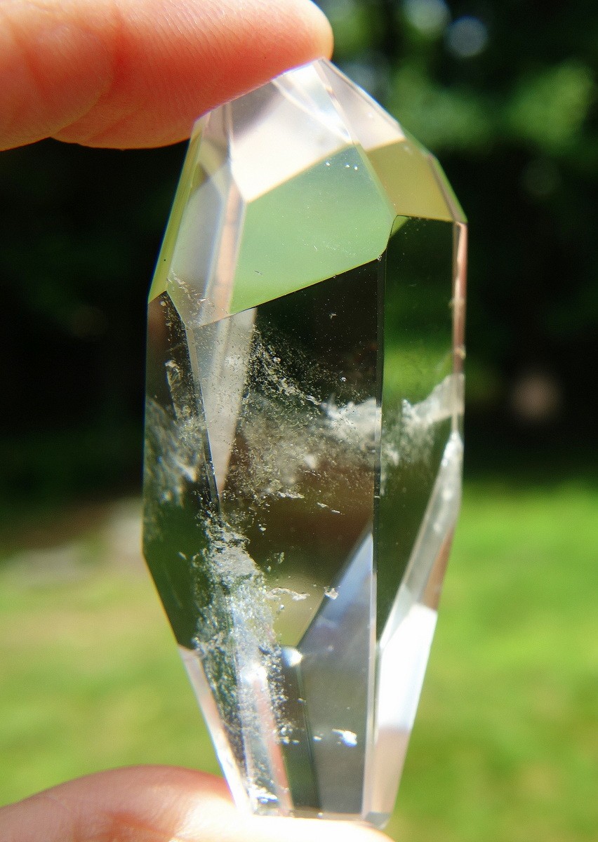 Polished Lemurian Quartz Free Form Crystal