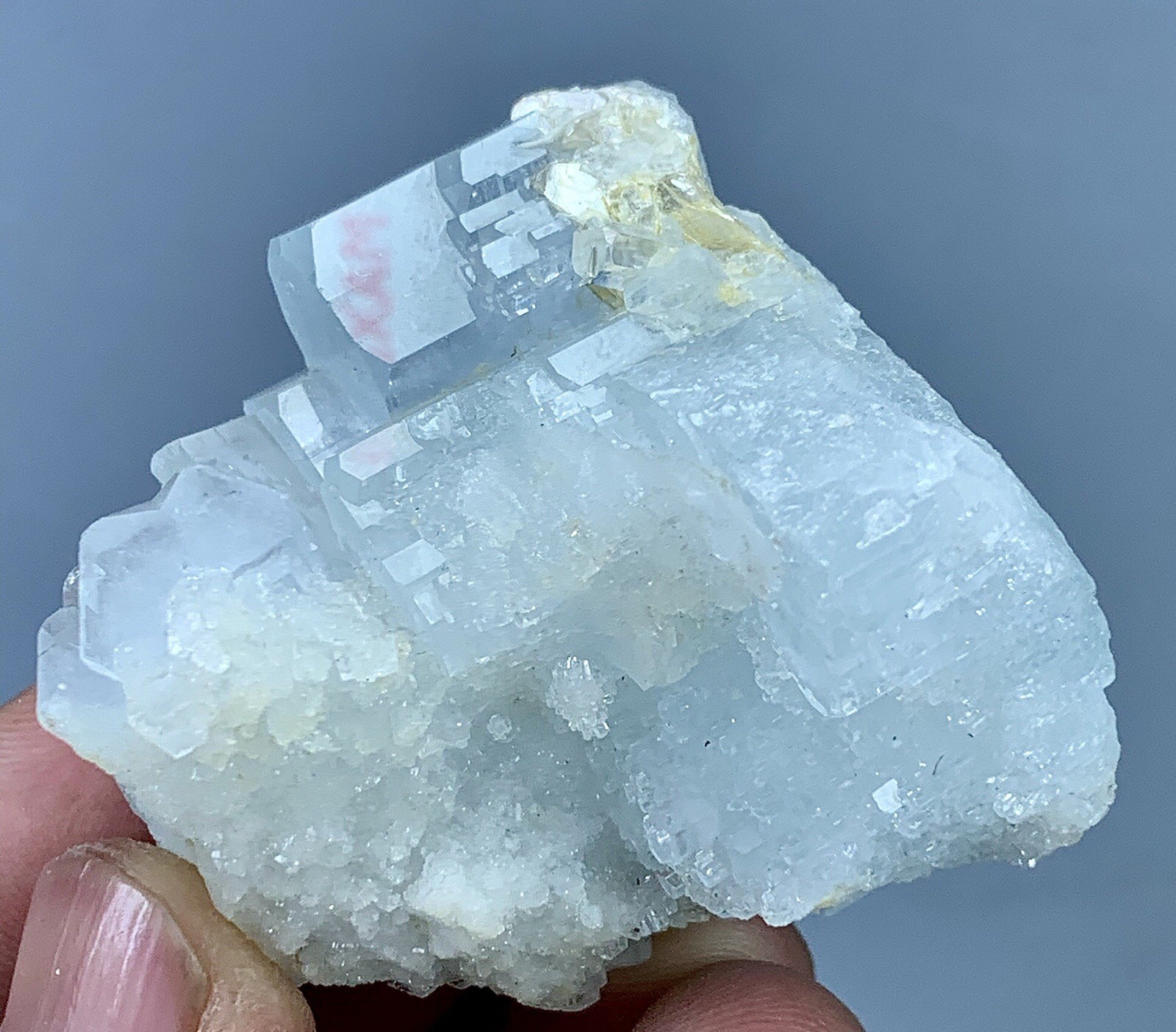 355 Carats Aquamarine Crystal Cluster From Pakistan.