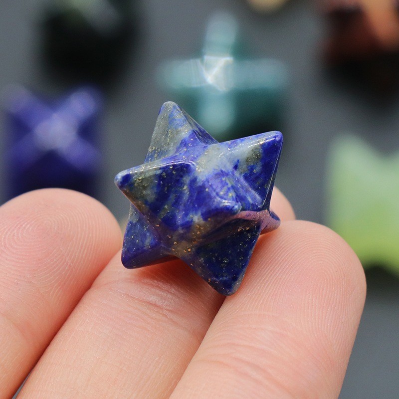 Natural Crystal Merkaba Star Sacred Geometry Healing Crystal Meditation Reik