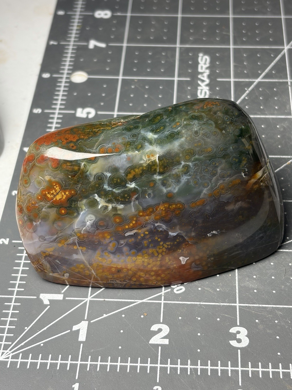 Jelly Ocean Jasper Free Form Colorful Orbs