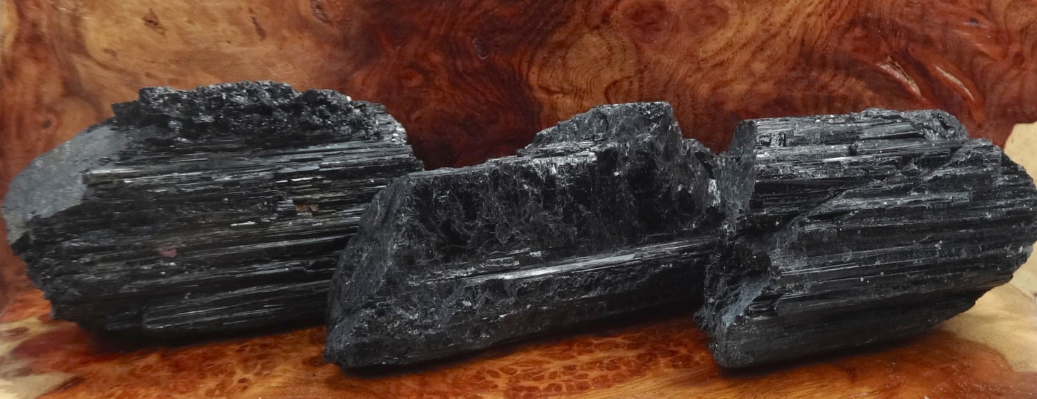 Large Black Tourmaline Crystal 1 LB ( 5 – 8 Pcs ) Crystal From Brazil