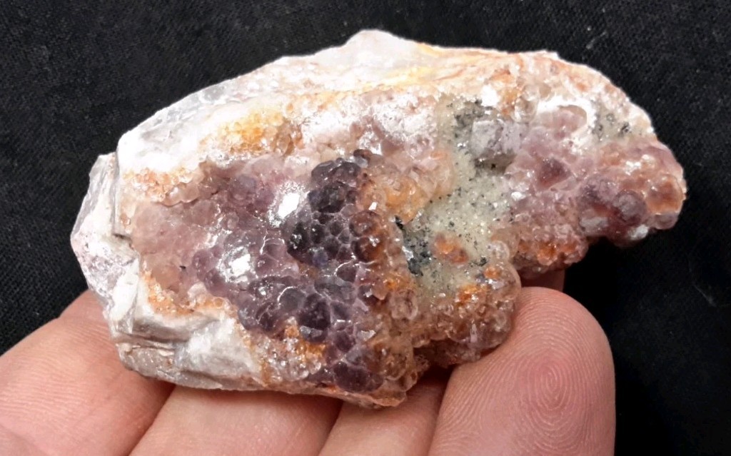 13 Piece Lot of FLUORITE with CALCITE from Chihuahua, Mexico (2 Pounds)