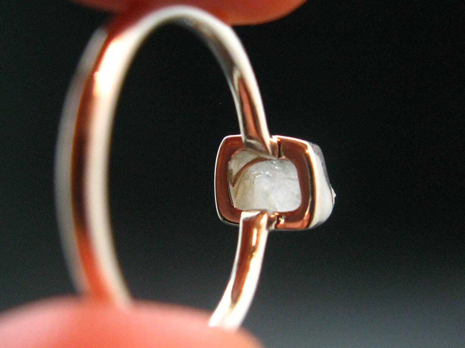 Euclase Crystal Silver Ring From Brazil – Size 6 – 1.98 Grams