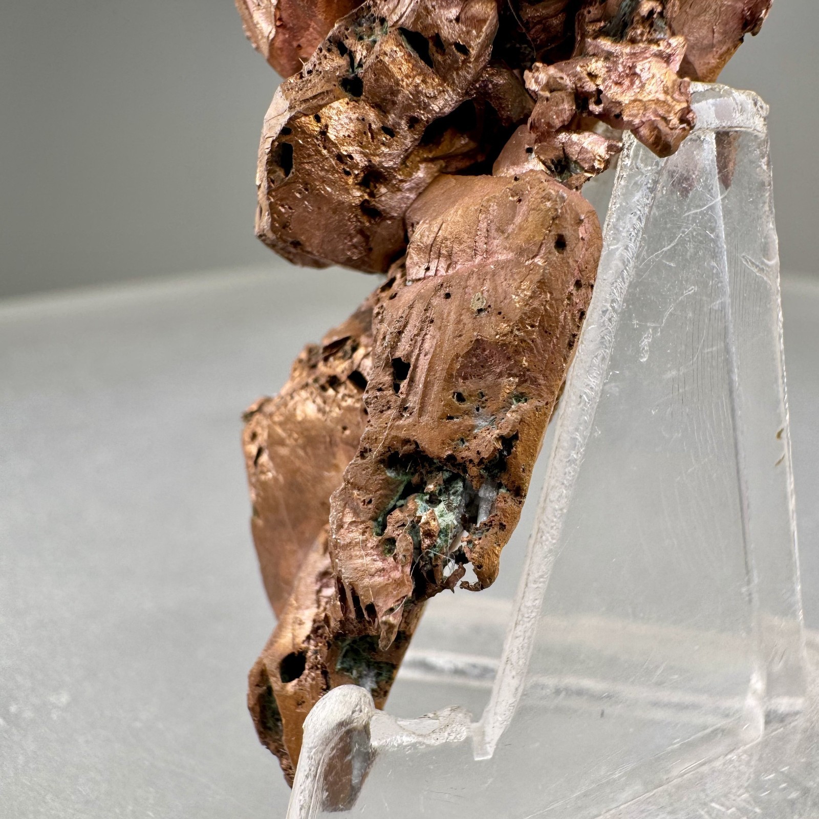 Fine Sharp Copper Crystals: No. 2 shaft, Centennial Mine, Houghton Co., Michigan