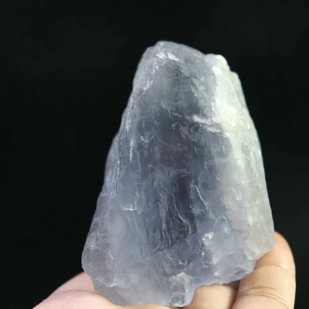 341g Natural Not Polished Original Purple Fluorite Crystal Mineral Specimen