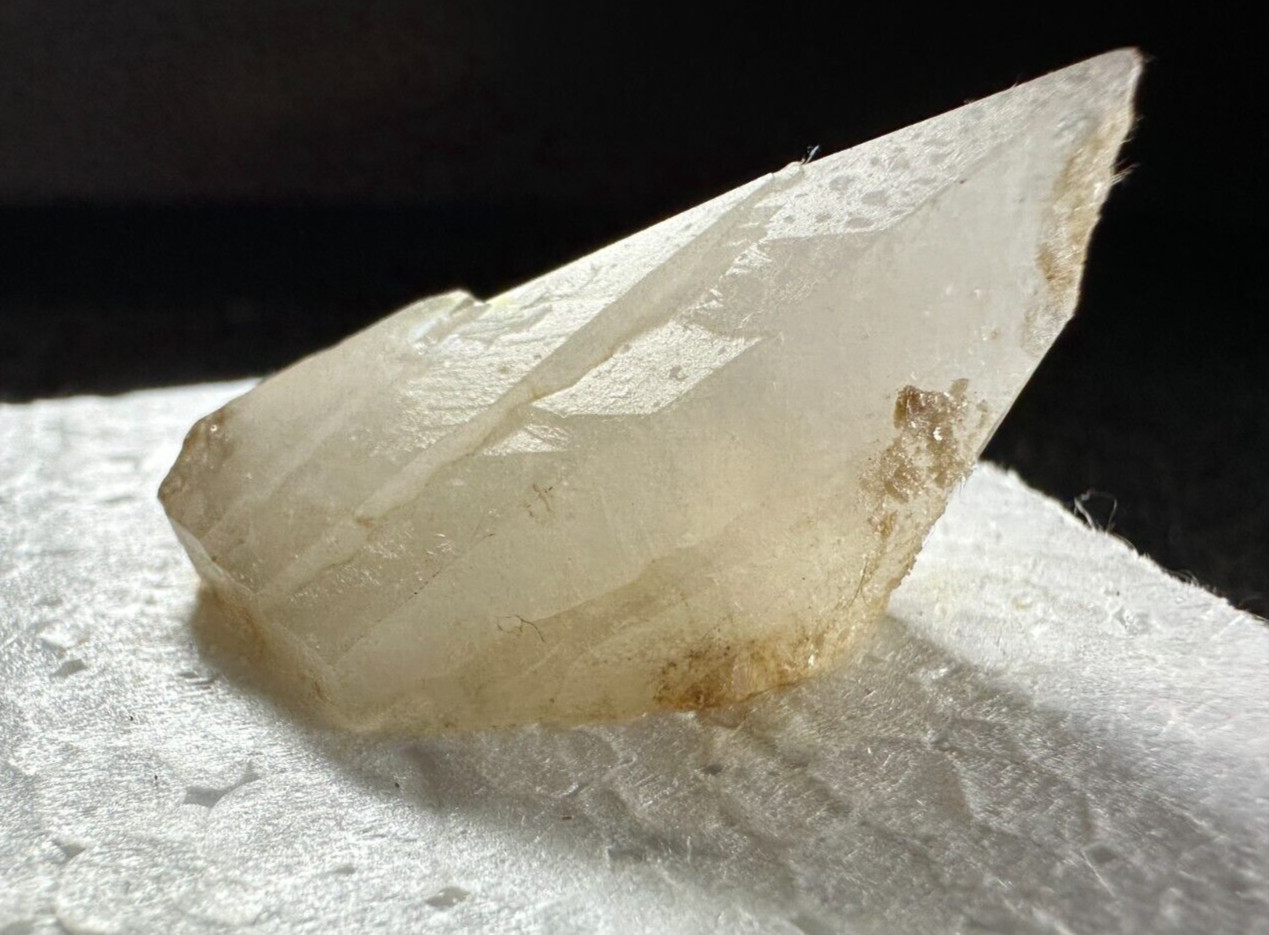 ➤ 1-1/2″ WHITE DOGTOOTH CALCITE Pleasant Ridge Rensselaer Indiana VIDEO➤435