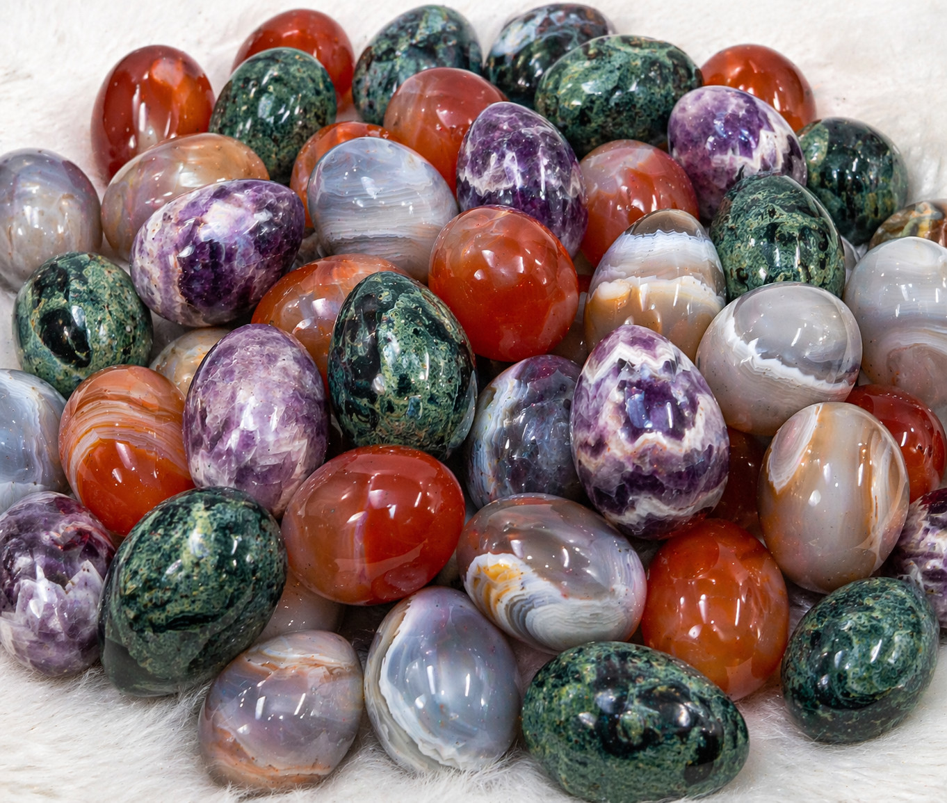 10KG Mixed Crystal Egg Bulk Lot – Egg shaped Crystals & Minerals