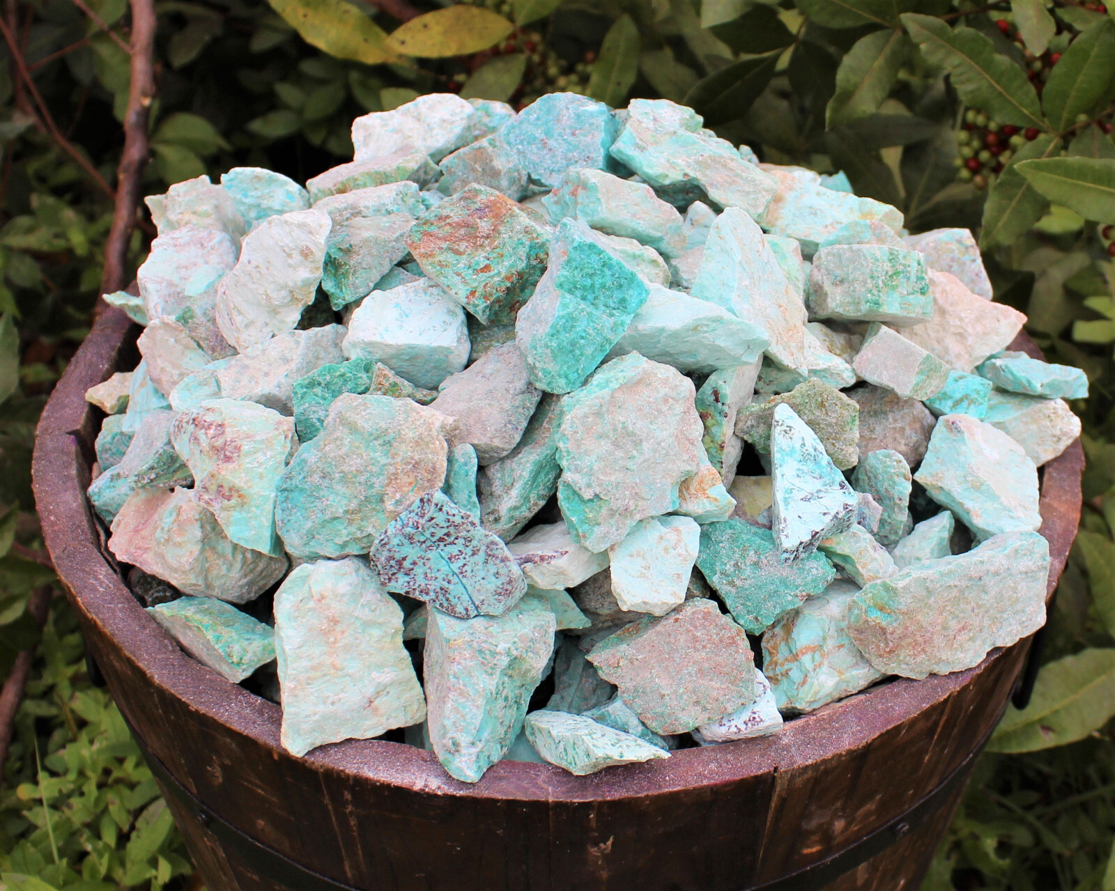 LARGE Turquoise Rough Natural Stones (2-4″): Choose Oz or lb Wholesale Bulk Lots