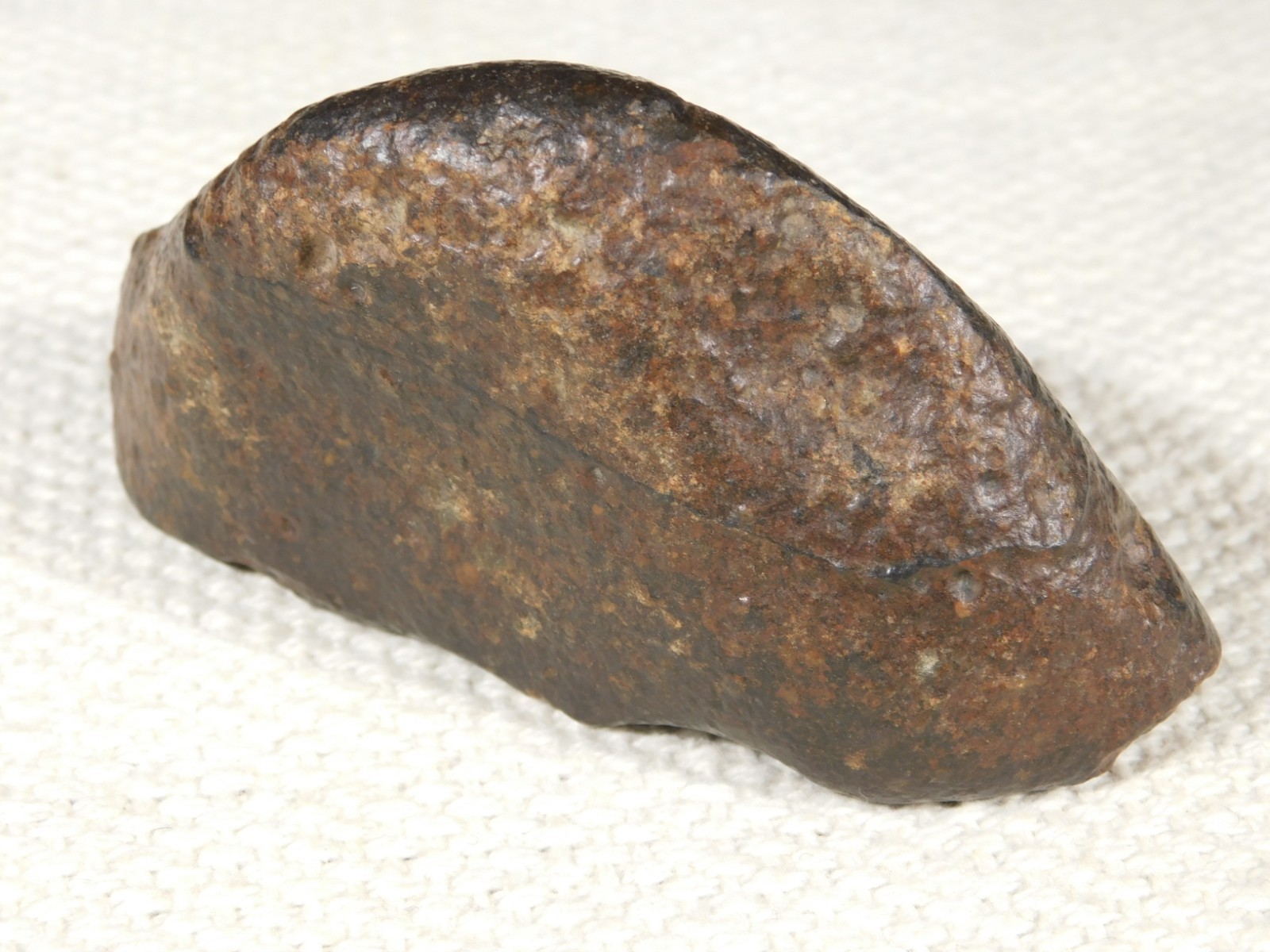 wOw! Stony METEORITE with DARK Fusion Crust and REGMAGLYPTS Libya 274gr