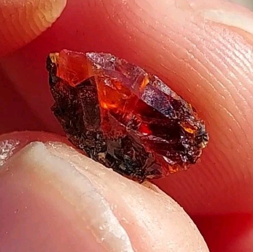 ULTRA RARE GEM RHODOCHROSITE ON MATRIX N’Chwaning I Mine, KMF, South Africa
