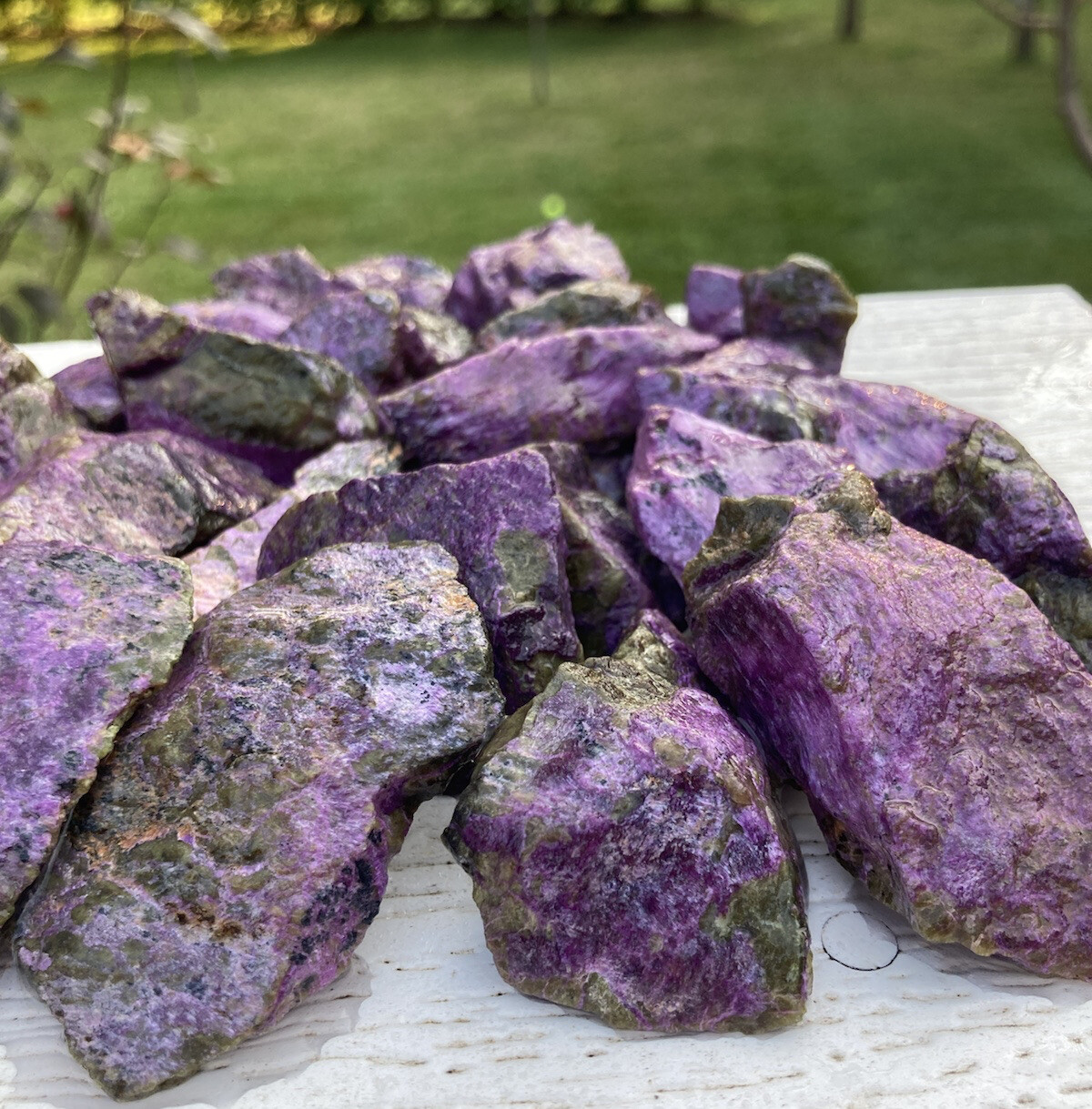Natural STICHTITE & SERPENTINE Raw Healing Crystal Barberton South Africa 1.5-2″