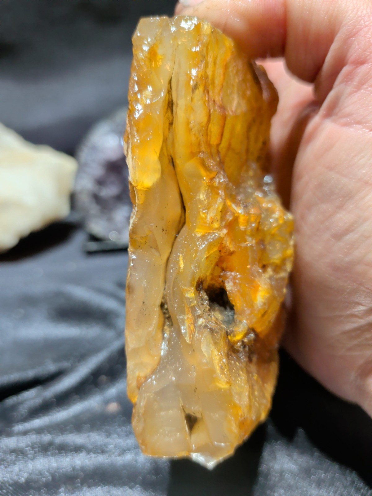 Golden Translucent Specimen Unpolished (1lb 4oz)