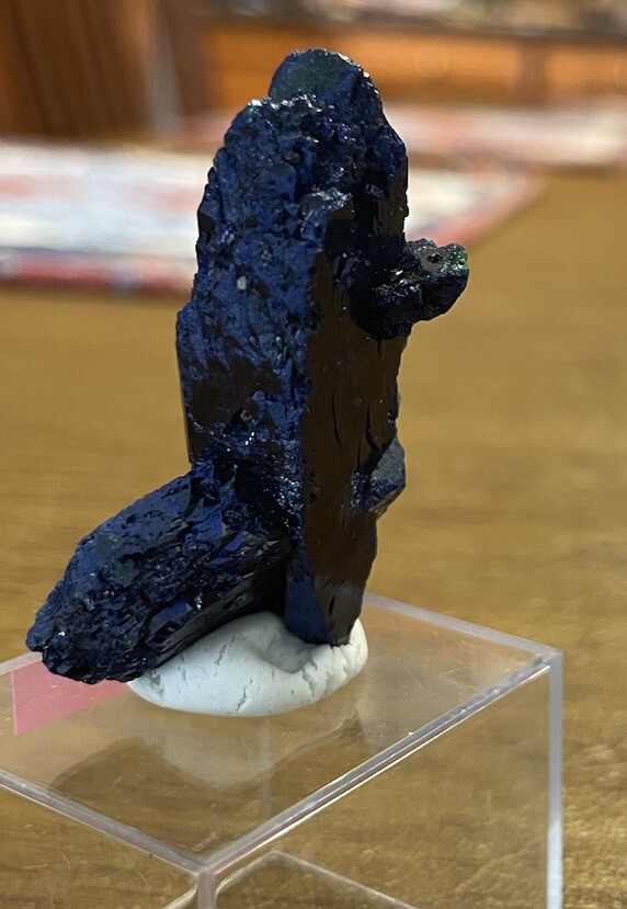 ~ 1 5/8” high x 1 1/4” x 3/4” depth, AZURITE, Milpillas Mine, Mexico