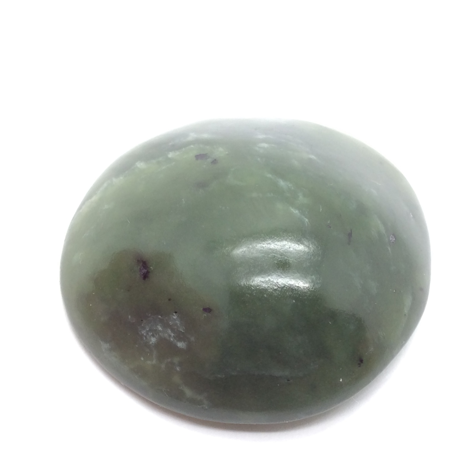 Siberian Nephrite Jade Green Polished Gem Stone Sayan Mountain Siberia Russia #3