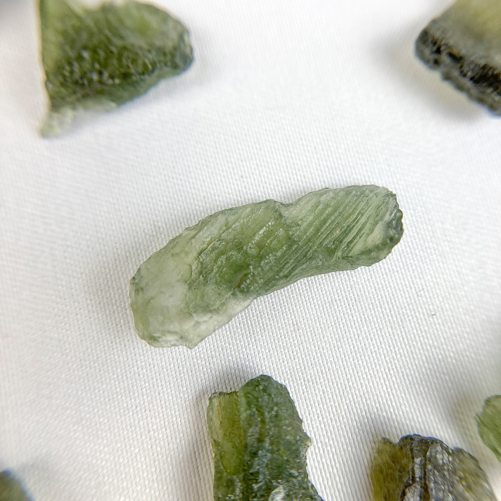 Raw Moldavite / Rough Natural Green Czech Republic Tektite / Spiritual Awakening