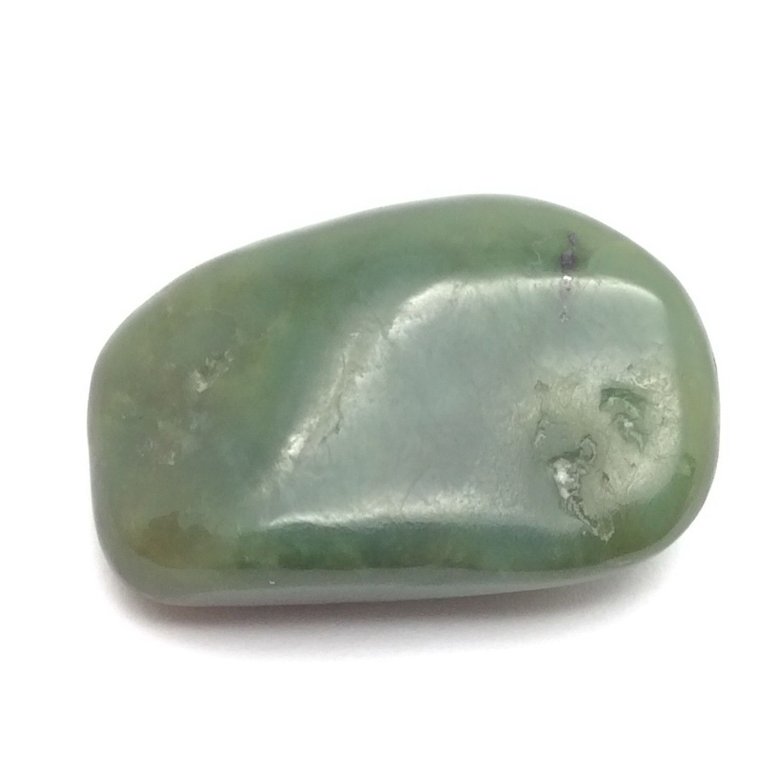 Siberian Nephrite Jade Green Pebble Gem Stone Sayan Mountain Siberia Russia #17