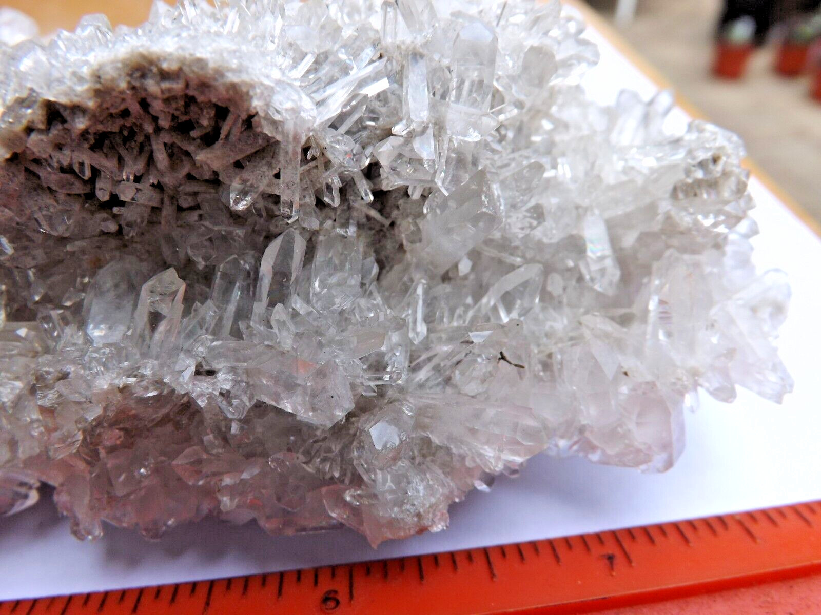 Ellenville needle quartz crystal matrix 640g 8″x3-1/2″x2-1/2″ Museum piece