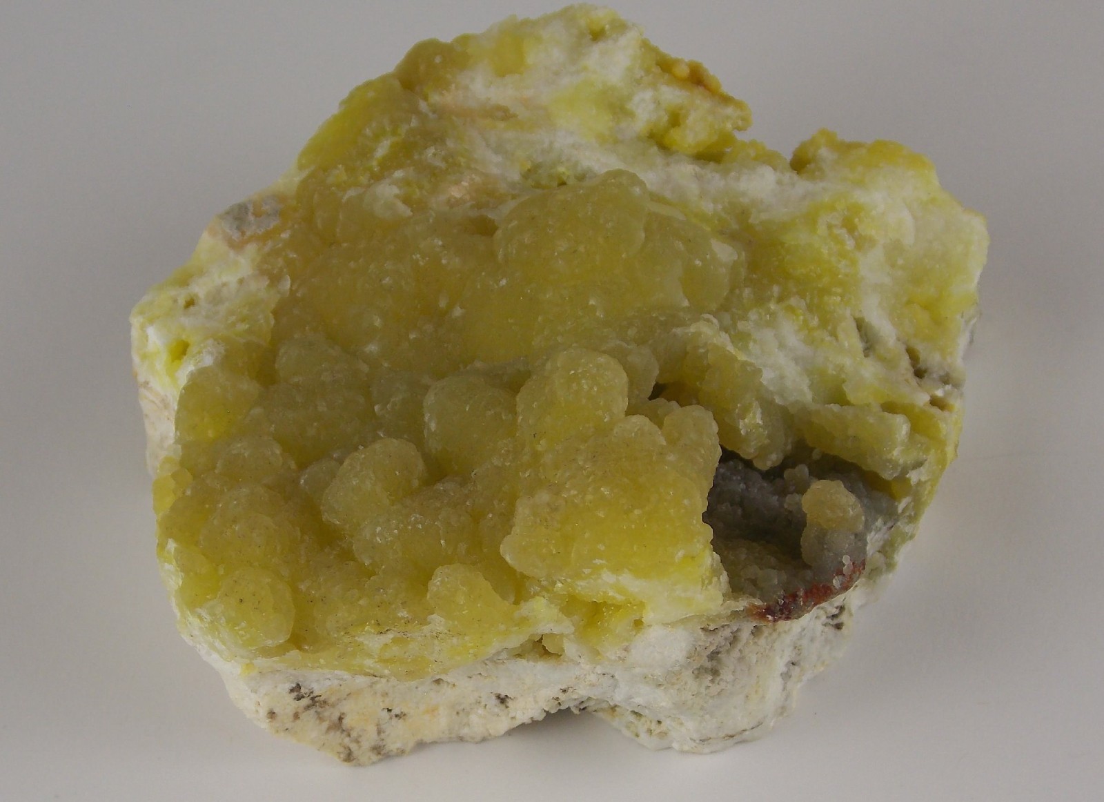 LEMON YELLOW SMITHSONITE – 8.3 cm – MONTE CRISTO MINE, RUSH, ARKANSAS 29218